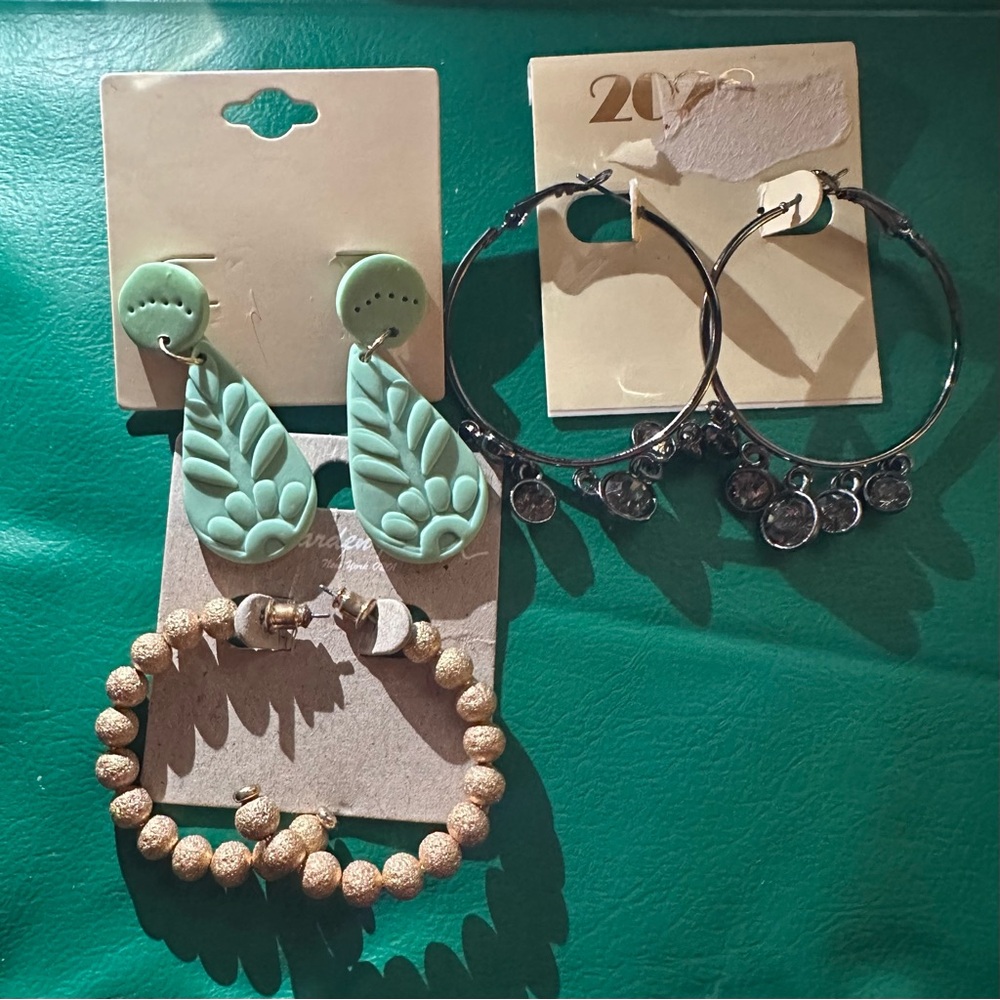 Earrings - 3 pair